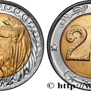 ALGÉRIE 20 Dinars tête de lion an 1426 2005 fwo_714368 Monde Haute Qualité
