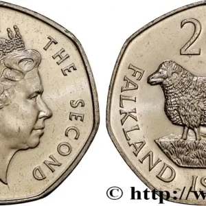 Vente Directe ÎLES FALKLAND 20 Pence Elisabeth II 2004 fwo_735937 Monde