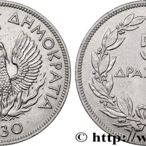 GRÈCE 5 Drachmes Phénix 1930 fwo_747752 Monde Offre Limitée