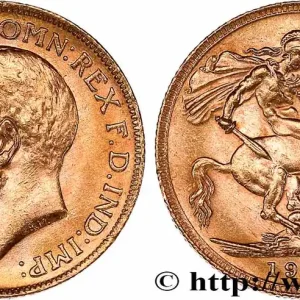 Produit De Marque OR, PALLADIUM ET PLATINE INVESTISSEMENT 1 Souverain Georges V 1922 Perth fwo_765400 Monde