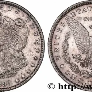 ÉTATS-UNIS D'AMÉRIQUE 1 Dollar Morgan 1884 Nouvelle-Orléans fwo_766729 Monde Paiement Sécurisé