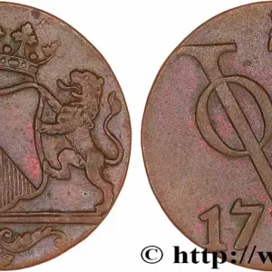 INDES NEERLANDAISES 1 Duit armes d’Utrecht 1790 fwo_767338 Monde Garantie Incluse
