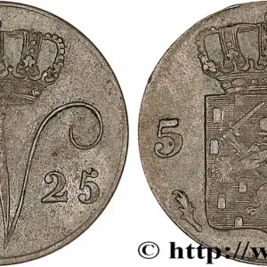 Produit De Marque PAYS-BAS 5 Cents monogramme de William I 1825 Bruxelles fwo_767341 Monde