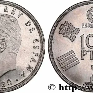 Artisanat ESPAGNE 100 Pesetas Juan Carlos coupe du Monde de Football 1982 1980 fwo_768290 Monde