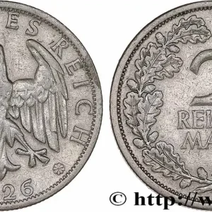 Top Vente ALLEMAGNE 2 Reichsmark 1926 Berlin fwo_768557 Monde