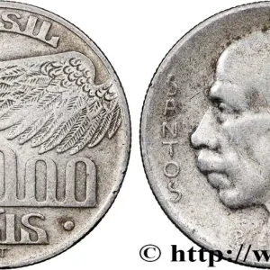 Prix Choc BRÉSIL 5000 Reis Alberto Santos-Dumont 1936 fwo_769084 Monde