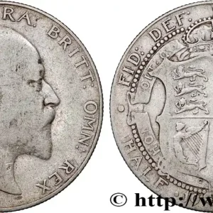 ROYAUME-UNI 1/2 Crown Edouard VII 1908 fwo_771220 Monde Vente Directe