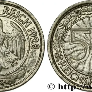 ALLEMAGNE 50 Reichspfennig aigle 1928 Berlin fwo_771229 Monde Meilleur Choix