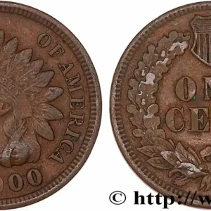 Meilleur Choix ÉTATS-UNIS D'AMÉRIQUE 1 Cent tête d’indien, 3e type 1900 Philadelphie fwo_771508 Monde