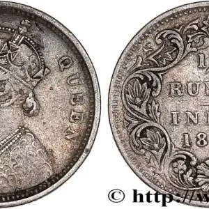 Prix Choc INDES BRITANNIQUES 1/4 Roupie Victoria 1862 Calcutta fwo_772197 Monde