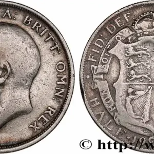Nouvel Arrivage ROYAUME-UNI 1/2 Crown Georges V 1915 Londres fwo_772220 Monde