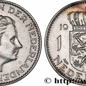 Prix Cassé PAYS-BAS 1 Gulden Juliana 1957 fwo_772244 Monde