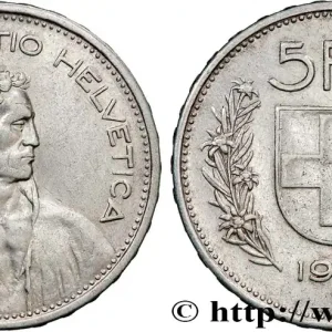 Vente Directe SUISSE 5 Francs Berger des Alpes 1953 Berne fwo_774566 Monde