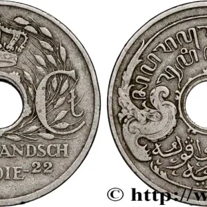 INDES NEERLANDAISES 5 Cents 1922 Utrecht fwo_774744 Monde Vente Directe