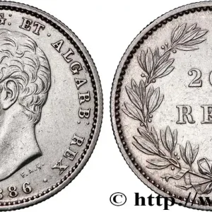 Vente Directe PORTUGAL - ROYAUME DU PORTUGAL - LOUIS Ier 200 Réis 1886 fwo_774344 Monde