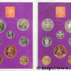 Dernier Modèle ROYAUME-UNI Série Proof 8 monnaies - Dernière émission de l’ancien monnayage britannique 1970 fwo_687938 Monde
