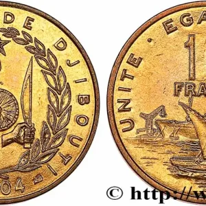 DJIBOUTI 10 Francs 2004 Paris fwo_750064 Monde Solde