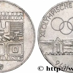 Vente Flash AUTRICHE 100 Schilling J.O. d’hiver d’Innsbruck 1976 - vue de la ville 1974 Hall fwo_760098 Monde