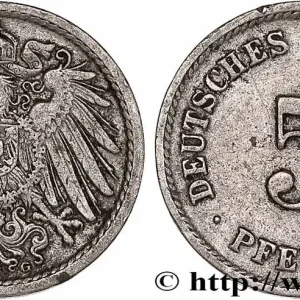 Remise ALLEMAGNE 5 Pfennig 1906 Karlsruhe fwo_764872 Monde