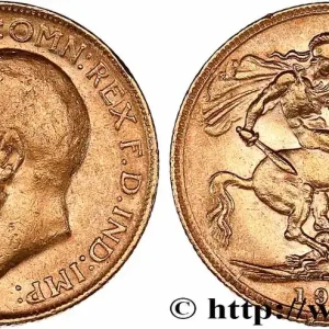 Premium OR, PALLADIUM ET PLATINE INVESTISSEMENT 1 Souverain Georges V 1915 Londres fwo_765397 Monde