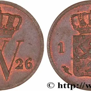 PAYS-BAS 1 Cent emblème monogramme de Guillaume Ier 1826 Bruxelles fwo_767342 Monde Super Prix
