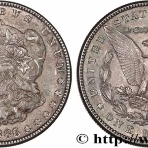 Exclusif ÉTATS-UNIS D'AMÉRIQUE 1 Dollar type Morgan 1886 Philadelphie fwo_772179 Monde