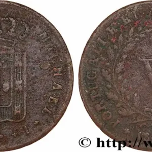 PORTUGAL - ROYAUME DU PORTUGAL - MICHEL Ier 5 Réis 1829 fwo_773518 Monde Meilleur Choix