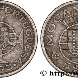 Achat Immédiat MOZAMBIQUE 5 Escudos colonie portugaise du Mozambique 1973 fwo_775509 Monde