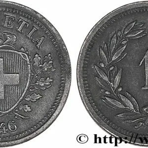 SUISSE 1 Centime Croix Suisse 1946 Berne - B fwo_775973 Monde Soldes