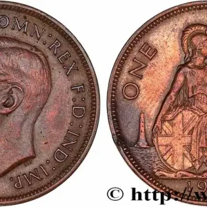 ROYAUME-UNI 1 Penny Georges VI 1937 fwo_776014 Monde Quantité Limitée