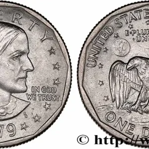 ÉTATS-UNIS D'AMÉRIQUE 1 Dollar Susan B. Anthony 1979 Philadelphie - P fwo_776102 Monde Super Prix