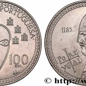En Vogue PORTUGAL 100 Escudos 600e anniversaire de la mort du roi Alfonso Henriques 1985 fwo_776178 Monde