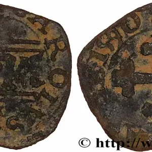 SAVOIE - DUCHÉ DE SAVOIE - CHARLES-EMMANUEL Ier Quart de sol (quarto di soldo) 1590 Chambéry fwo_753260 Monde Premium