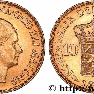 Offre Spéciale OR, PALLADIUM ET PLATINE INVESTISSEMENT 10 Gulden 4e type Wilhelmina 1932 Utrecht fwo_765334 Monde