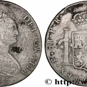 BOLIVIE 8 Reales Charles IV 1793 Potosi fwo_766791 Monde Paiement Sécurisé