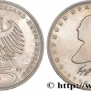 ALLEMAGNE 5 Mark aigle Gotthold Ephraim Lessing 1981 Hambourg - J fwo_768264 Monde Livraison Express