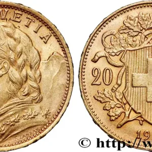 Achetez Aujourd’hui OR, PALLADIUM ET PLATINE INVESTISSEMENT 20 Francs or "Vreneli" 1927 Berne fwo_769572 Monde