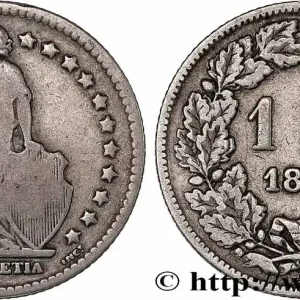 SUISSE 1 Franc Helvetia 1886 Berne fwo_772210 Monde Affaire À Saisir