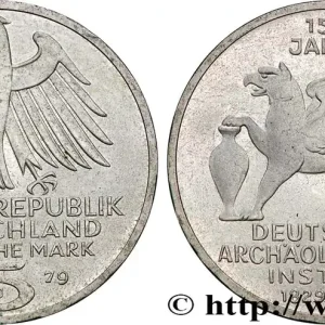 Prix Promo ALLEMAGNE 5 Mark 150e anniversaire de l’Institut Archéologique Allemand Proof 1979 Hambourg fwo_773806 Monde