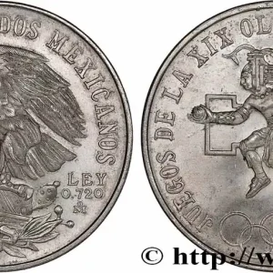 Artisanat MEXIQUE 25 Pesos Jeux Olympiques de Mexico 1968 Mexico fwo_776512 Monde