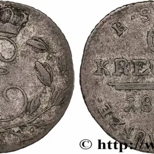 ALLEMAGNE - SAXE-COBOURG-SAALFELD 6 Kreuzer Ernest Ier 1824 Saalfeld fwo_776981 Monde Meilleur Prix