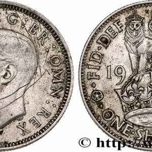 Top Vente ROYAUME-UNI 1 Shilling Georges VI “England reverse” 1942 fwo_777041 Monde