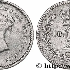 Promotion Saisonnière ROYAUME-UNI 2 Pence Victoria tête jeune 1848 Londres fwo_777368 Monde