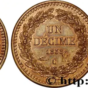 MONACO - PRINCIPAUTÉ DE MONACO - HONORÉ V Essai du Un décime 1838 fwo_716978 Monde Expédié Aujourd’hui