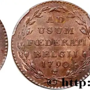 BELGIQUE - ÉTATS BELGIQUES UNIS 2 Liards Insurrection de 1790 1790 Bruxelles fwo_730173 Monde Vente Flash