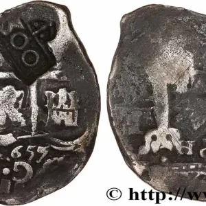 Produit De Marque BOLIVIE - ROYAUME D'ESPAGNE - PHILIPPE IV 4 Reales contremarquée pour le Brésil 1655 fwo_736076 Monde