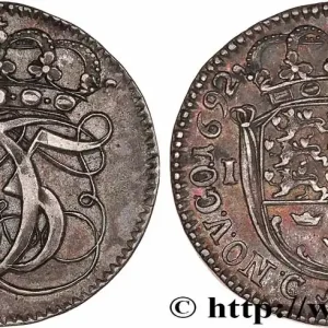 DANEMARK - ROYAUME DU DANEMARK - CHRISTIAN V 1 Mark 1692 fwo_774226 Monde Super Prix