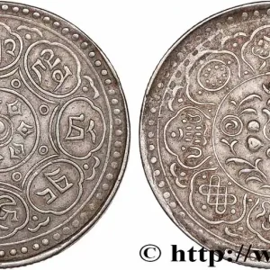 TIBET 1 Tangka au lotus XIXe fwo_774723 Monde Soldes