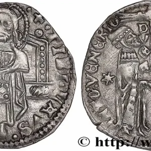 ITALIE - VENISE - ANTOINE VENIER (62e doge) Grosso ou Matapan, 3e type n.d. Venise fwo_775256 Monde Livraison Mondiale