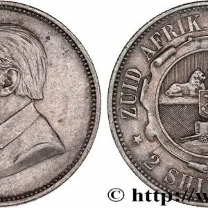 En Vogue AFRIQUE DU SUD 2 Shillings Président Kruger 1896 fwo_776299 Monde
